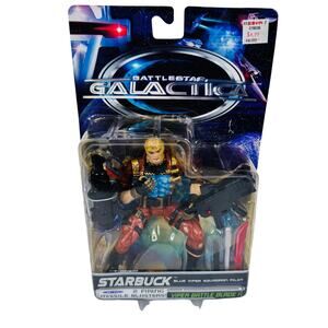 Battlestar Galactica Starbuck Viper Battle Blade Action Figure New VTG‎
